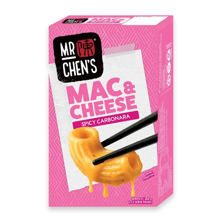 Mac & Cheese Spicy Carbonara