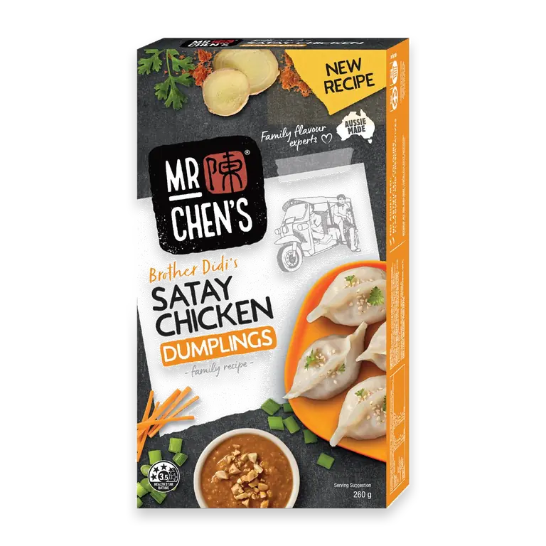 Satay Chicken Dumplings