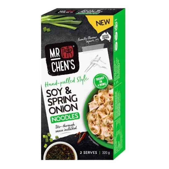 Saucy Soy & Spring Onion Hand Pulled Style Noodle