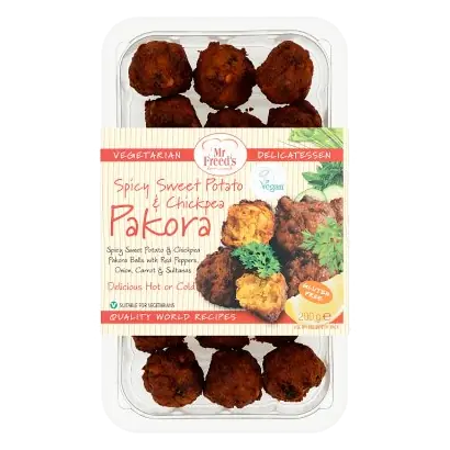 Spicy Sweet Potato Chickpea Pakora