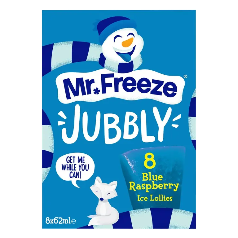 Jubbly Blue Raspberry 8x62ml