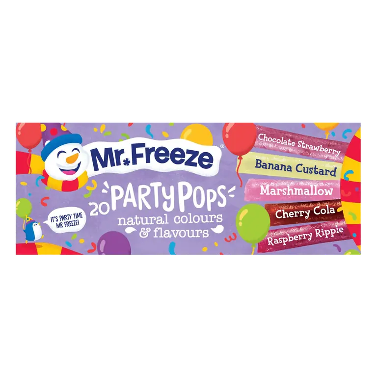 Mr Freeze Party Pops 20 x 45ml