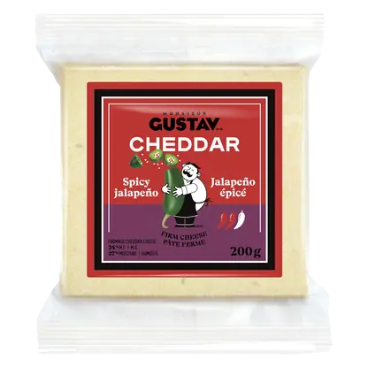Monsieur Gustav Cheddar Cheese Spicy Jalapeno 200 g
