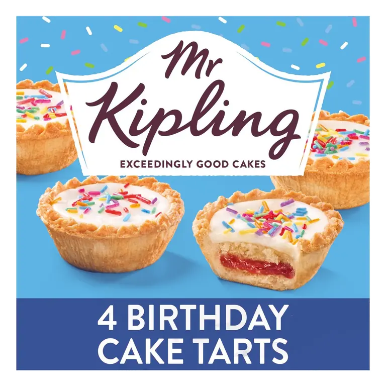 4 Birthday Cake Tarts