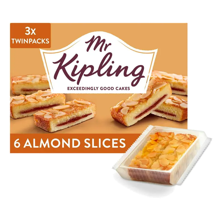 Almond Cake Slices x6