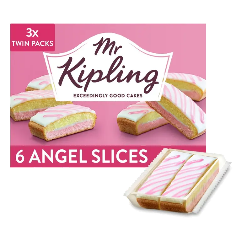 Angel Slices Cakes Multipack Snack 3x2pk