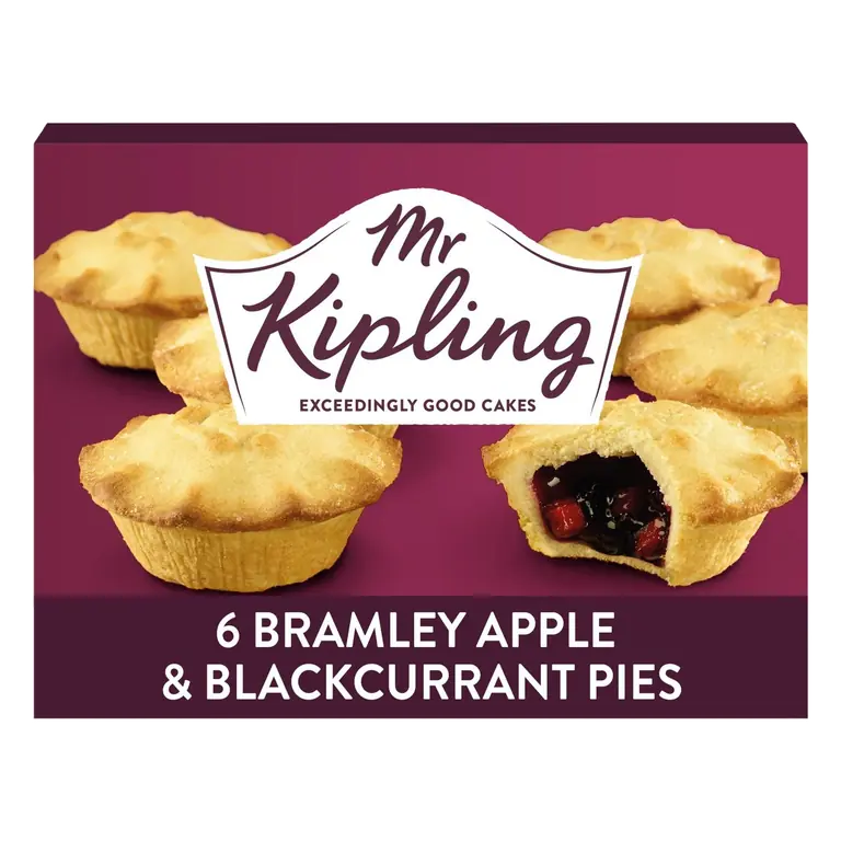 Apple & Blackcurrant Pies Multipack Snack 6pk