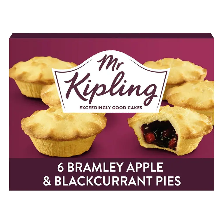 Bramley Apple & Blackcurrant Pies x6