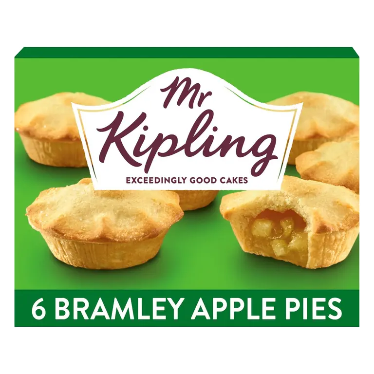 Bramley Apple Pies Multipack Snack 6pk