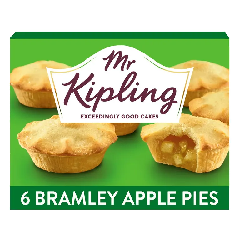 Bramley Apple Pies x6