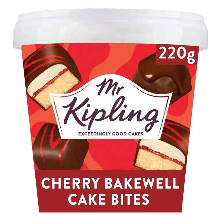 Cherry Bakewell Cake Bites 220g
