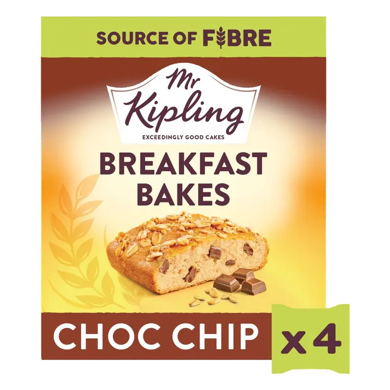 Choc Chip Breakfast Bakes 4 Pack