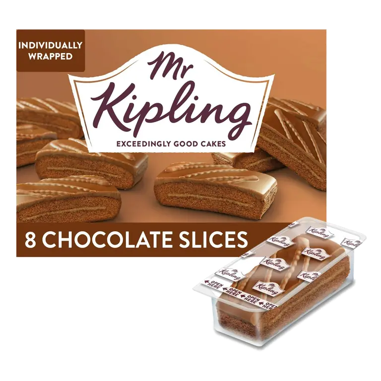Chocolate Cake Slices x8