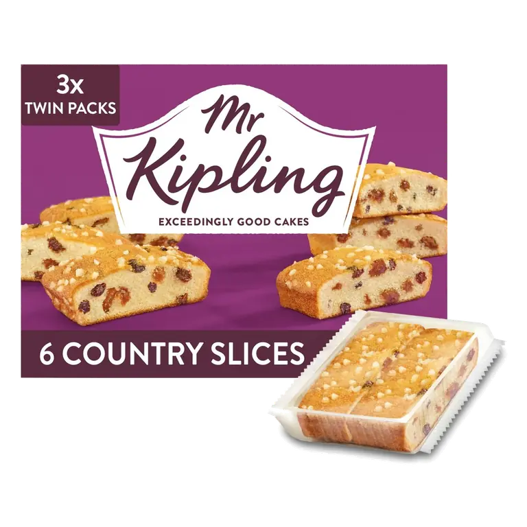 Country Slices Cakes Multipack Snack 3x2pk