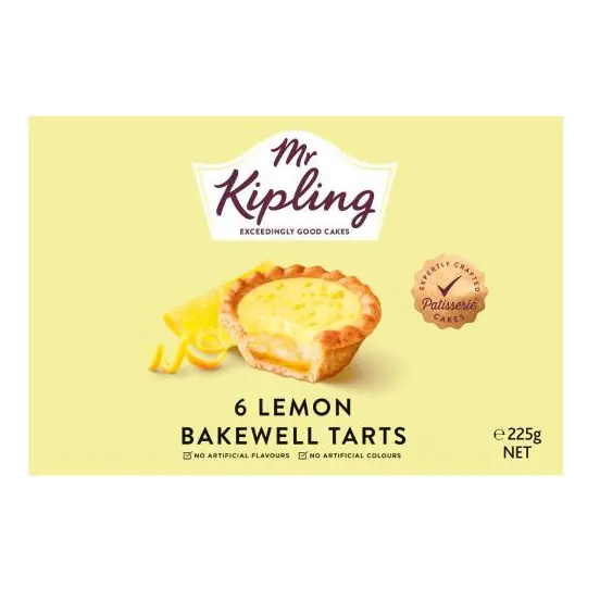 Lemon Bakewell Tarts 6 Pack