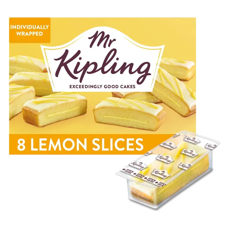 Lemon Slices Cakes Multipack Snack 8pk