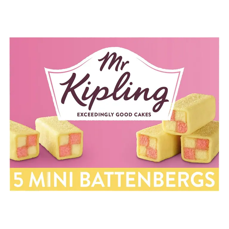 Mini Battenbergs Cakes x5