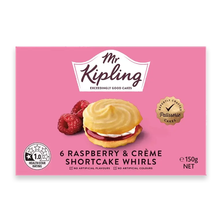 Raspberry & Creme Shortcake Whirls