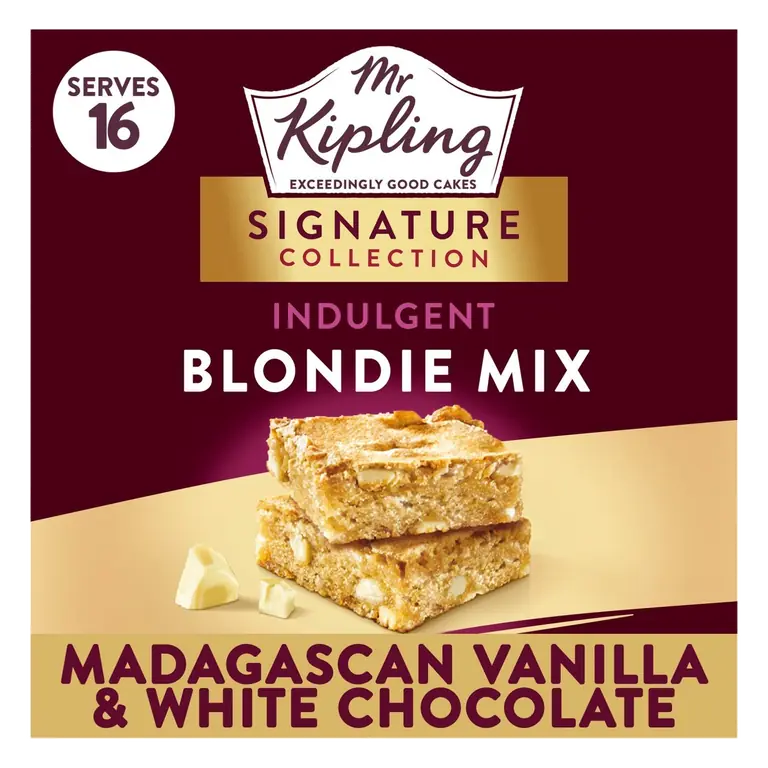 Signature Baking Vanilla & White Chocolate Blondie Cake Mix 368g