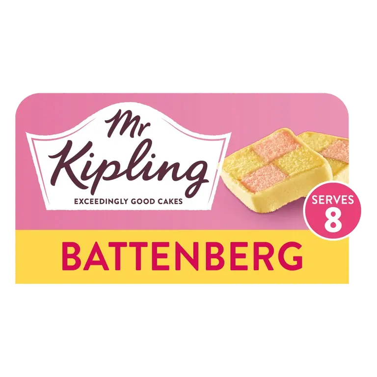 Standard Battenberg Cake Family Size Serves 8