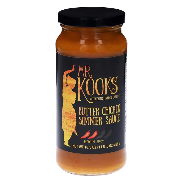 Mr. Kooks Medium Spicy Butter Chicken Simmer Sauce