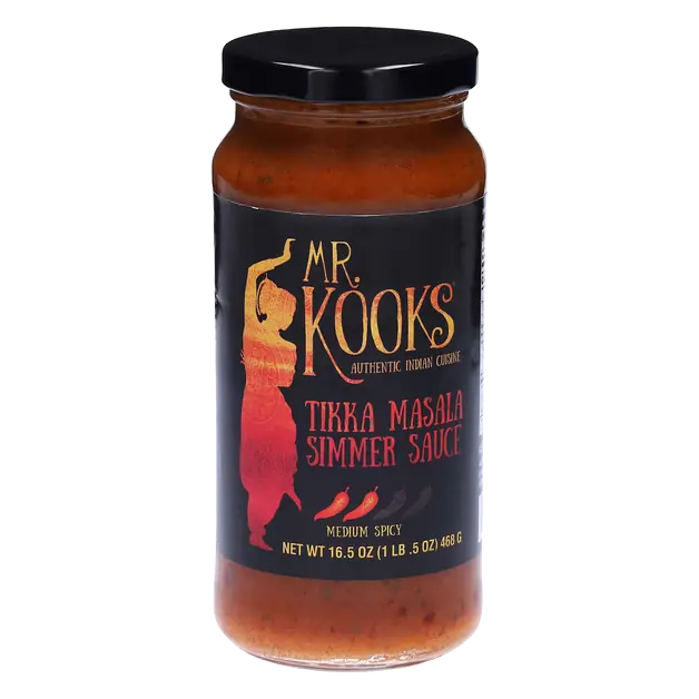 Mr. Kooks Medium Spicy Tikka Masala Simmer Sauce