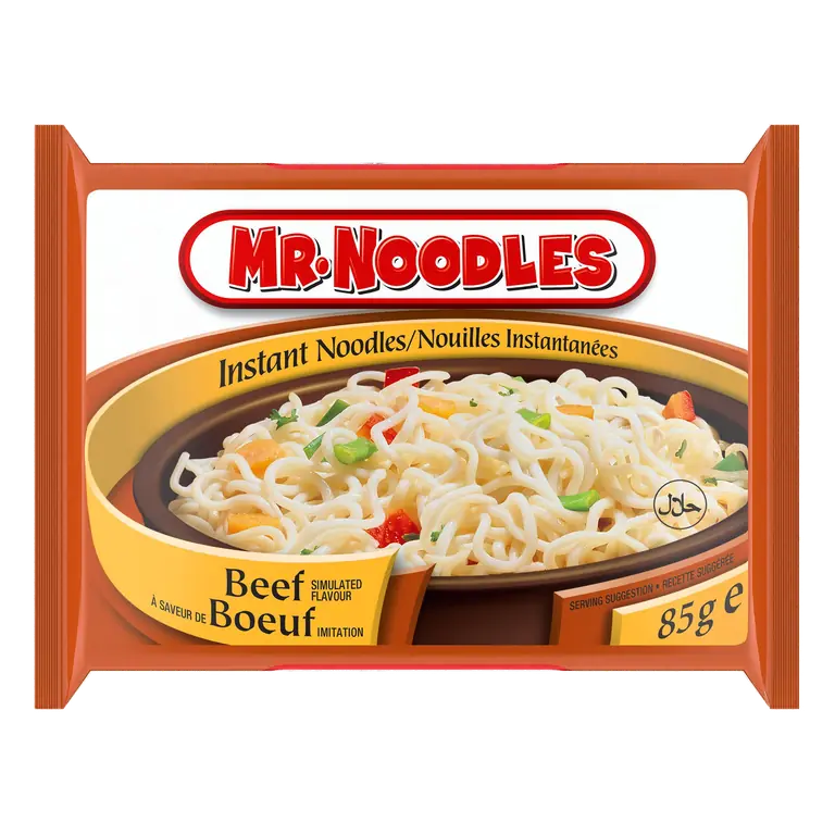 Mr. Noodles Instant Noodles Beef Flavour 85g