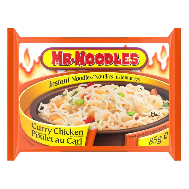 Mr. Noodles Instant Noodles Curry Chicken Flavour 85g
