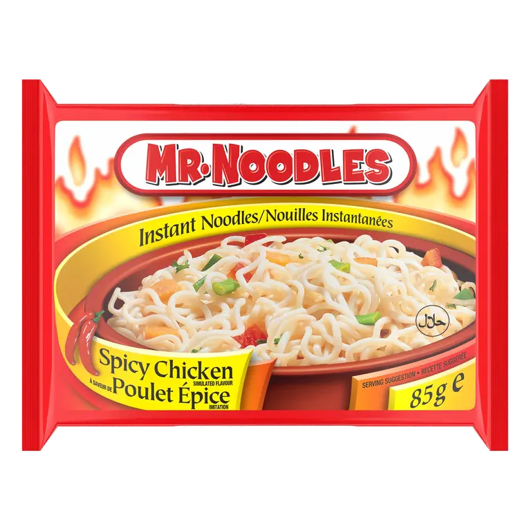 Mr Noodles Instant Noodles Spicy Chicken Flavour 85g