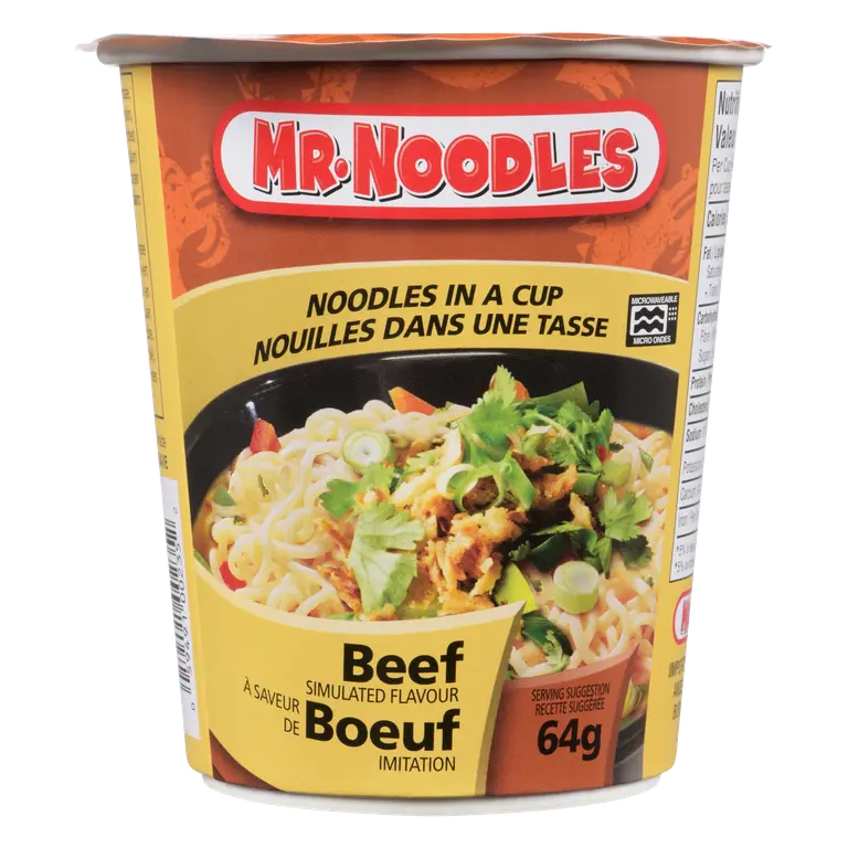 Instant Noodles In A Cup Beef 64 g