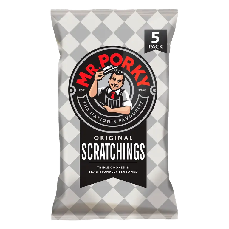 Mr. Porky Original Scratchings 5 x 16.5g (82.5g)