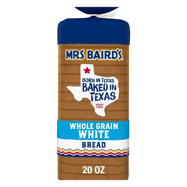 Mrs. Baird's Whole Grain White Bread, 20oz
