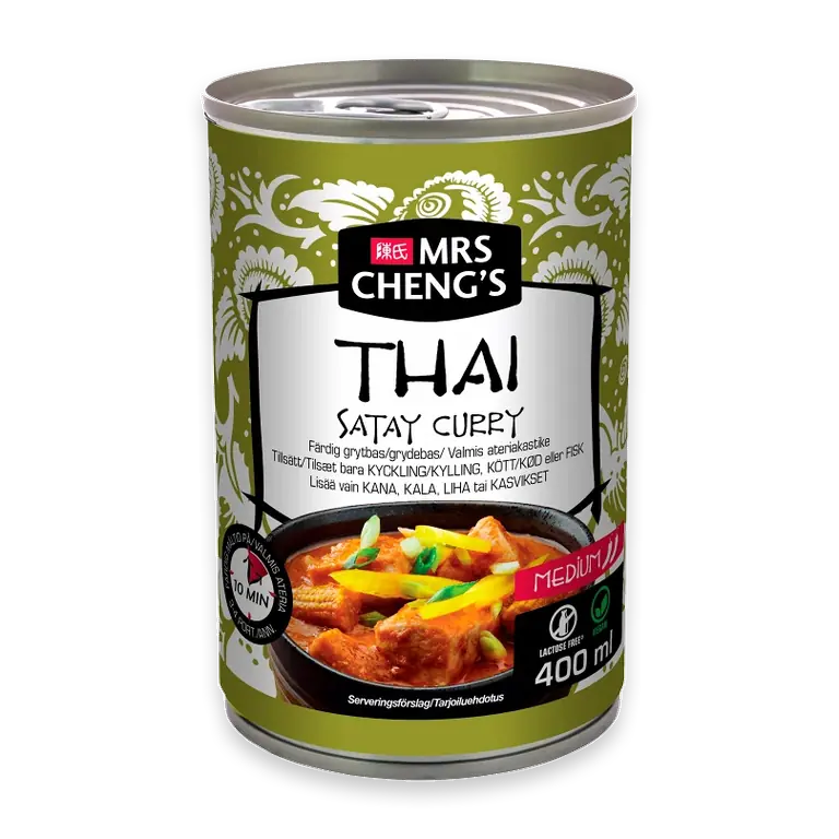 Grytbas Thai satay curry Medium 400ml