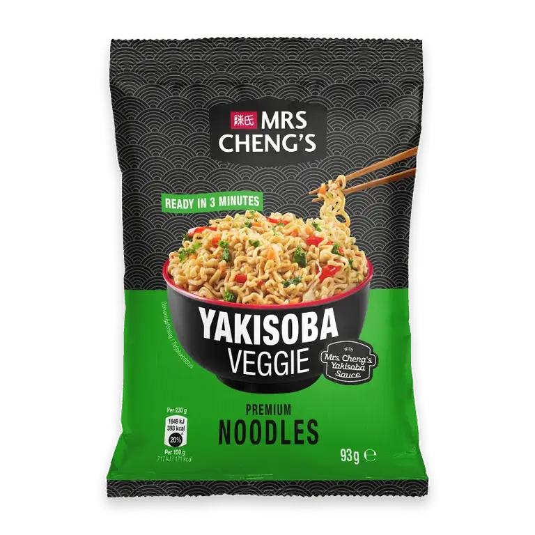 Nudlar Yakisoba Veggie 93g