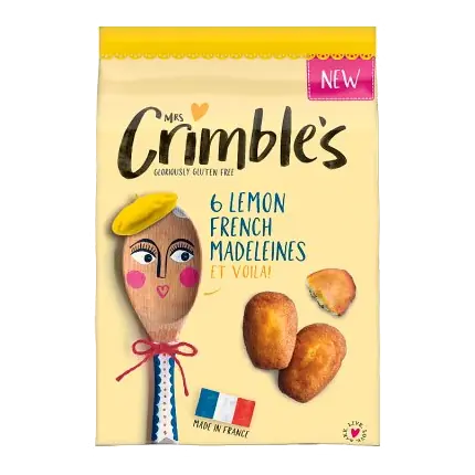 6 Lemon French Madeleines