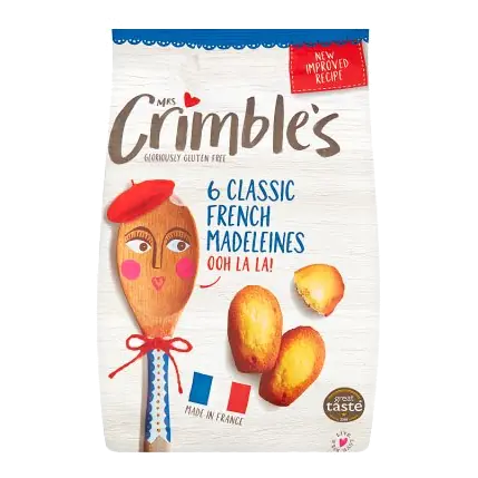 Gluten Free 6 Classic Madeleines