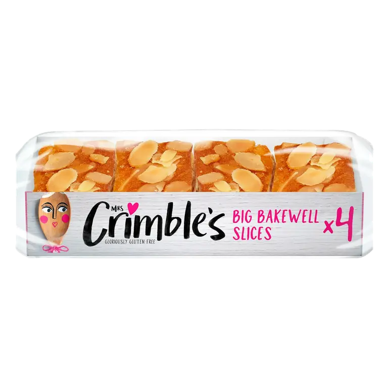 Gluten Free Bakewell Slices x4 200g