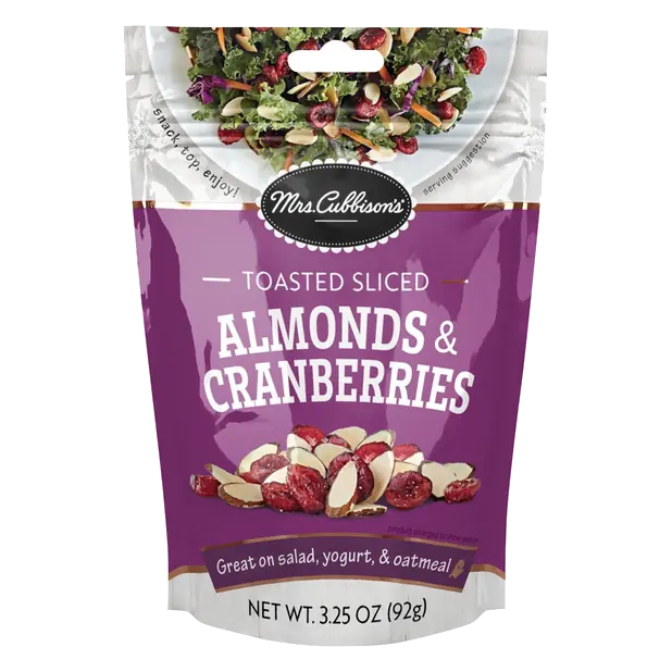 Toasted Sliced Almonds & Cranberries Topping