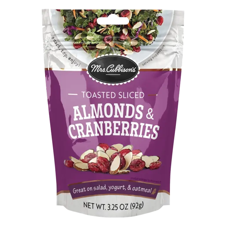 Toasted Sliced Almonds & Cranberries