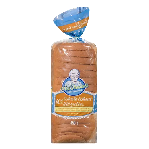 Mrs Dunster 60% Whole Wheat Bread 450 g
