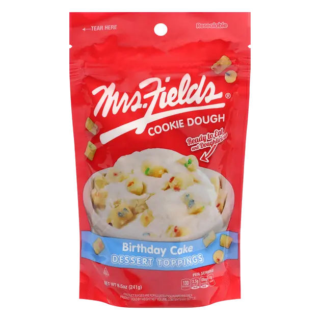 Cookie Dough Dessert Toppings Birthday Cake