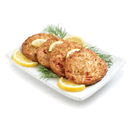 Previously Frozen Seafood Crab Cakes 65 g