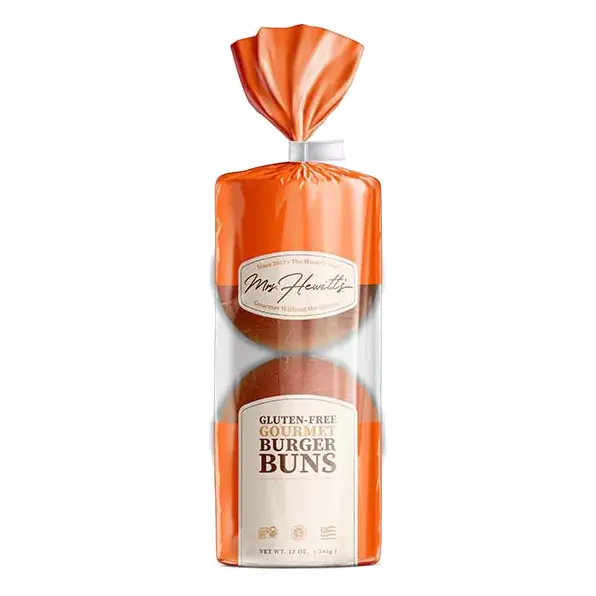 Gluten-Free Gourmet Burger Buns, 4 Pack