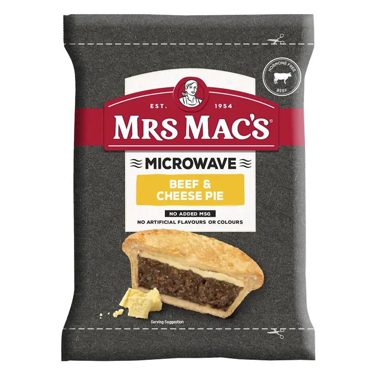 Microwave Beef & Cheese Pie