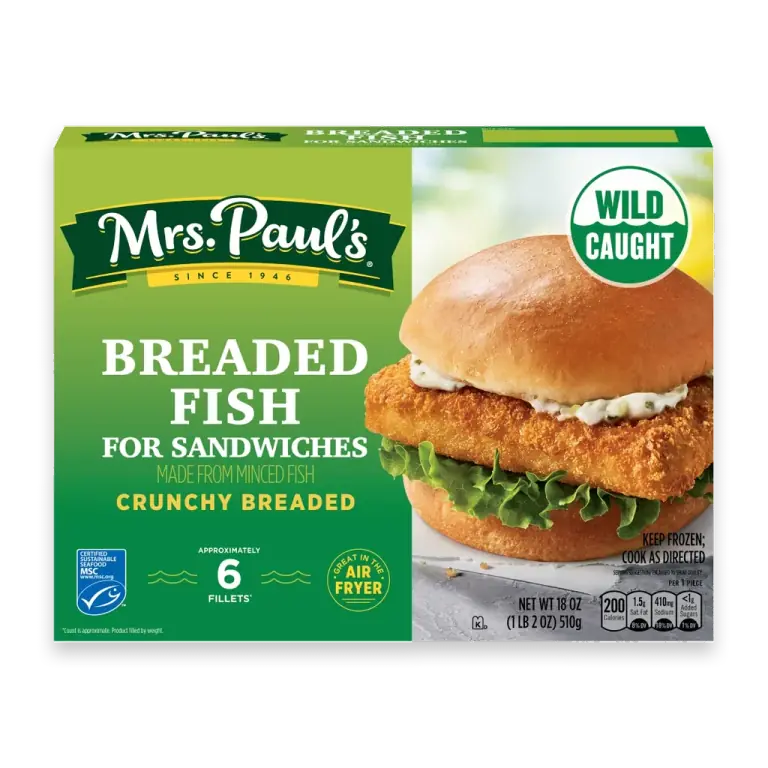 Crunchy Breaded Fish for Sandwiches