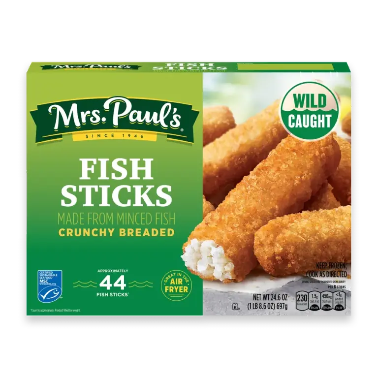 Crunchy Breaded Fish Sticks