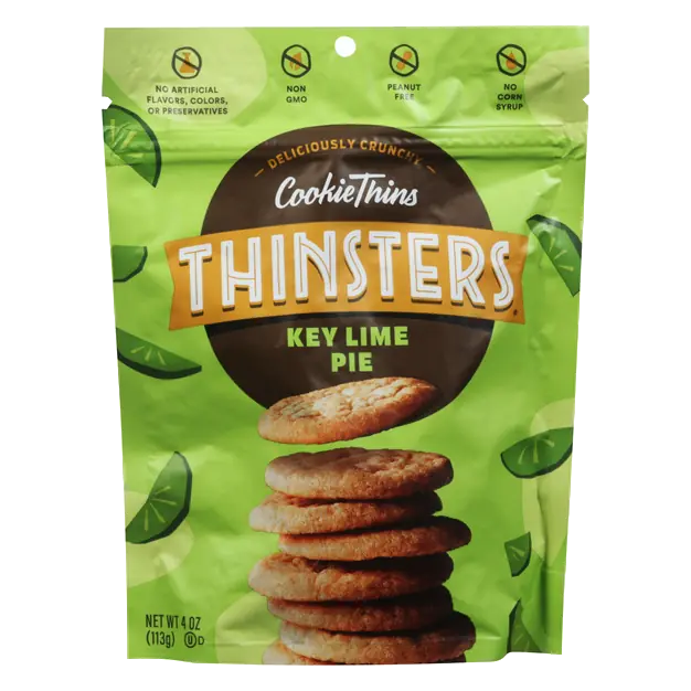 Thinsters Key Lime Pie Cookie Thins 4 oz