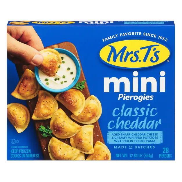 Mini Classic Cheddar Pierogies - 28 ct Frozen