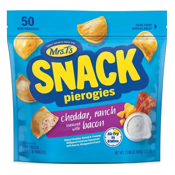 SNACK Pierogies - Cheddar, Ranch Seasoned with Bacon