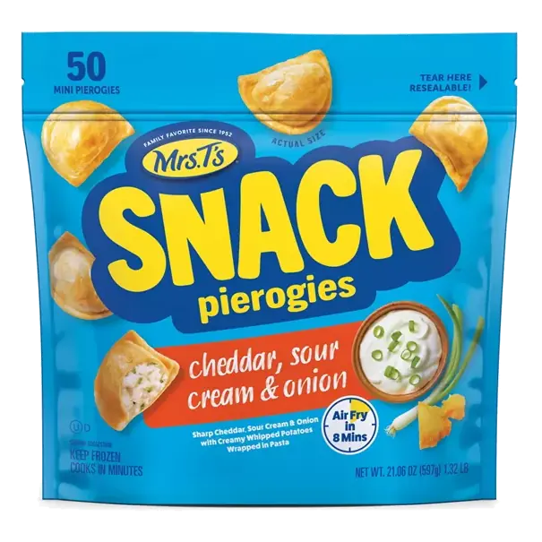 Snack Pierogies - Cheddar, Sour Cream & Onion
